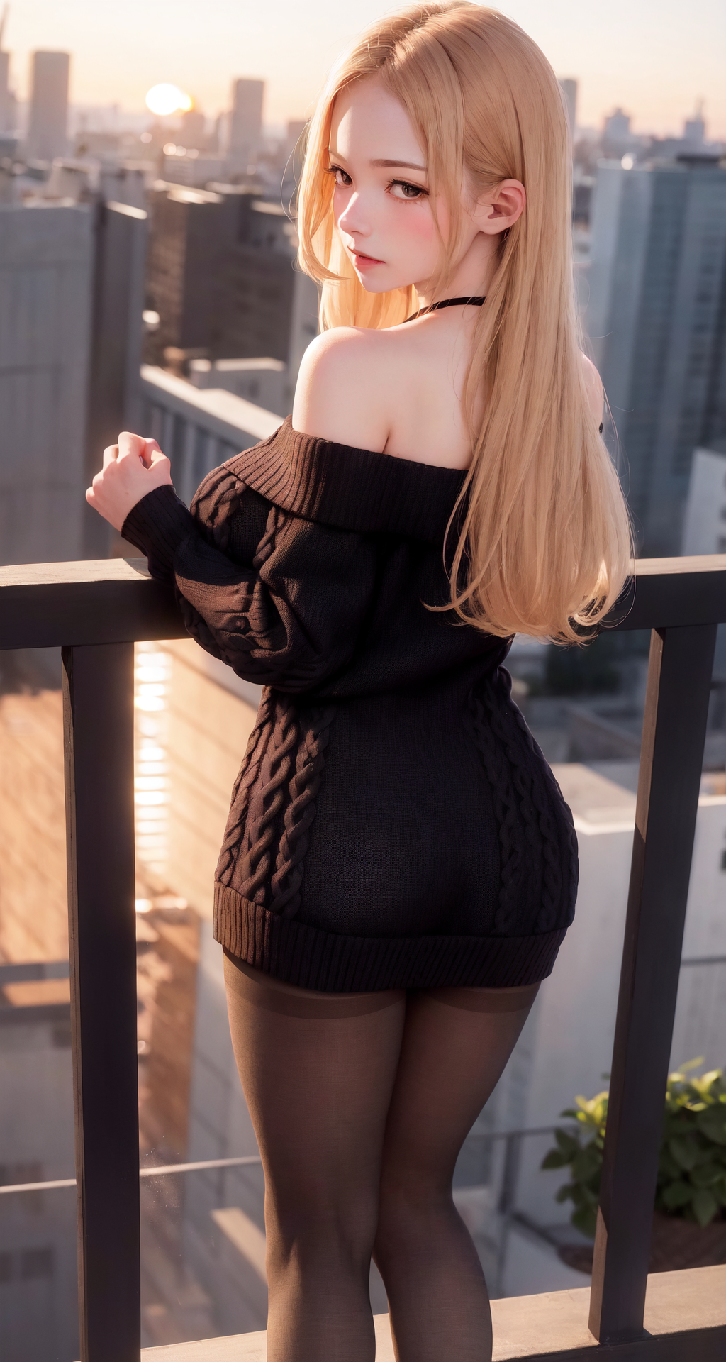20247623-594264564-official art,Long view,(1girl_1.2), wide angle,Far view,A lovely and holy girl,(large [breasts_(boobs)], breasts out, sideboob,.png